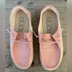 Hey Dude Light Pink Loafers